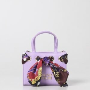 Versace mini tote bag purple with sling & scarp