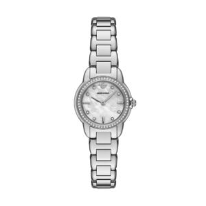 The Emporio Armani AR11669 is a classic and petite women's watch