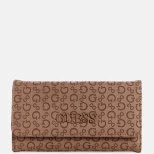 the Guess Bowie Debossed Logo Slim Clutch